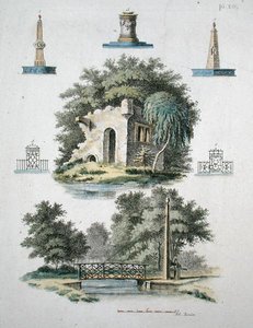 Sierlijke tuinornamenten, uit 