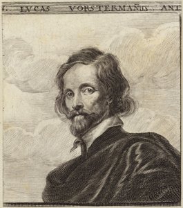 Portret van Lucas Vorsterman door Dutch School