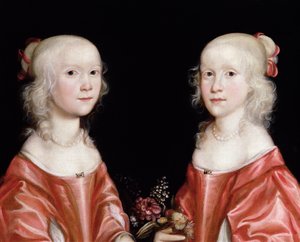 Portret van tweelingzussen, c.1650