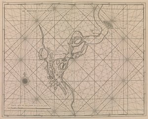 Rivierbenadering naar Surat, c.1726