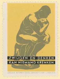 Stille contemplatie kan niemand beledigen door Dutch School