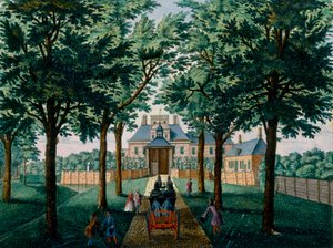 Huis Westerhout, uit Het Zeganpralent Kennemerlant door Hendrick de Leth en Matthias Brouerius Van Nidek, gepubliceerd ca. 1700-1730 door Dutch School