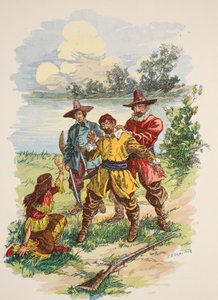 Hij werd bij de kraag gegrepen, illustratie uit 