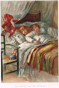 Ole-Luk-Oie in een editie van Sprookjes door Hans Christian Andersen, c.1900