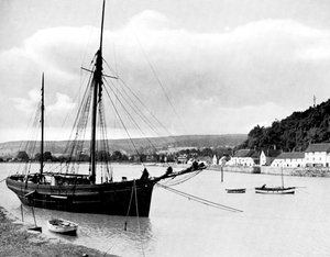 Minehead vanaf de havenmuur, Somerset, 1924-1926 door E. Bastard