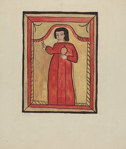 Het Christuskind-Retalba El Nino Perdido, (Het Verloren Kind) een Retabla door E. Boyd