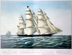 Clipper schip Flying Cloud, 1851-1907