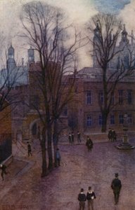 Eton: Bovenbouw en lange wandeling vanaf Common Lane House door E. D. Brinton