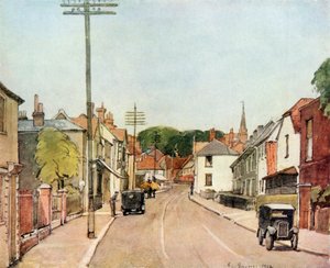 Een Essex Dorp: Ongar Hoofdstraat, 1943 door E. Eason