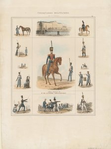 Gala-uniformen van het Izmailovsky Regiment, 1840 door E. Gilbertson