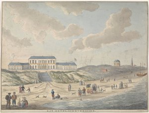 Bad Hotel te Scheveningen door E. Huygens