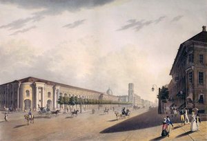 Gostiny Dvor, St. Petersburg, 1820s door E. I. Yessakov