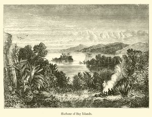 Haven van Bay Islands door E. Jennings