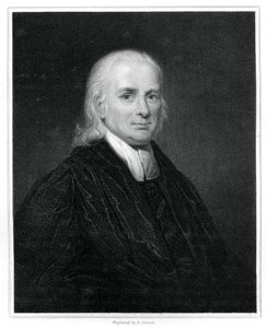 Christian Friedrich Schwarz, Duitse protestantse missionaris in India, 1834 door E. Scriven