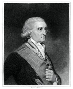 George Brydges Rodney, 1e Baron Rodney, Britse marineofficier, 1833 door E. Scriven