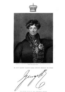 George IV, koning van Groot-Brittannië en Ierland en van Hannover