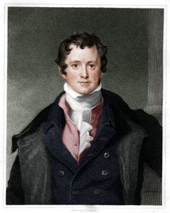 Humphry Davy, Engelse chemicus, 1833 door E. Scriven