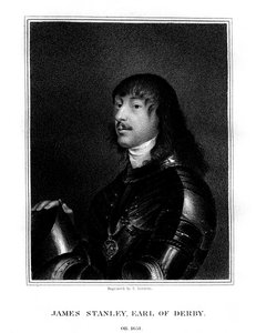 James Stanley, 7e Graaf van Derby, Royalistische aanhanger, 1824 door E. Scriven