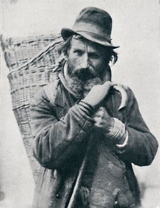 Een Duitse straatventer, Ehningen District, Württemberg, 1912