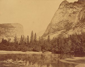 De oude Piute.  Vallei van de Yosemite. door Eadweard J. Muybridge