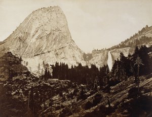 Hoed van de Vrijheid, Vallei van Yosemite, 1872 door Eadweard Muybridge