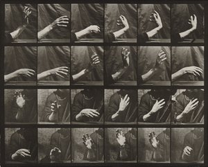 Beweging van de hand; de maat slaan