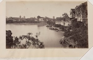 Panama vanaf de Parade door Eadweard Muybridge