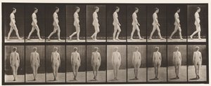 Plaat 15. Lopen door Eadweard Muybridge