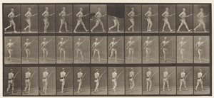 Bajonet Aanvallen, 1872-1885 door Eadweard Muybridge