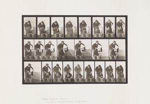 Plaat 403. Emmer Water Leeggooien door Eadweard Muybridge
