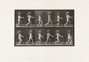 Plaat 469. Kind, rennen, 1885 door Eadweard Muybridge