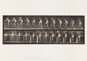 Plaat 473. Kind, Trappen Op Lopen door Eadweard Muybridge