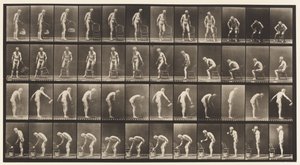 Plaat 490. A, Gaan Zitten; B, Gaan Zitten; C, Water Sprenkelen door Eadweard Muybridge