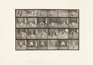 Plaat 511. Contorties op de grond door Eadweard Muybridge