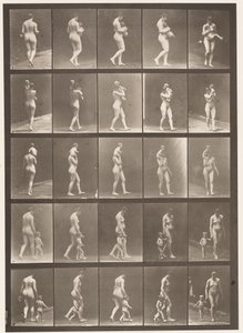 Plaat 528. A,B,C door Eadweard Muybridge
