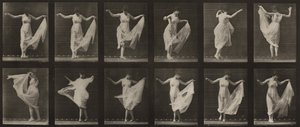 Plaat nummer 187. Dansen (fantasie) door Eadweard Muybridge