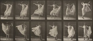 Plaat nummer 189. Dansen (fantasie) door Eadweard Muybridge