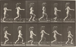 Plaat Nummer 469. Kind dat Rent door Eadweard Muybridge