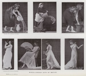 De menselijke figuur in beweging: Diverse handelingen van beweging door Eadweard Muybridge