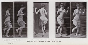 De menselijke figuur in beweging: Geselecteerde fasen uit serie 55 door Eadweard Muybridge
