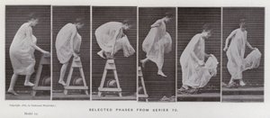 De menselijke figuur in beweging: Geselecteerde fasen uit serie 70 door Eadweard Muybridge