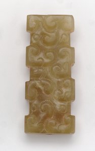 Rechthoekige hanger door Eastern Zhou Dynasty Chinese School