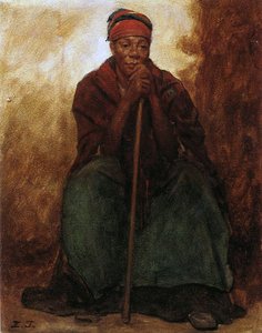 Dinah, de zwarte dienaar door Eastman Johnson