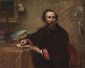 Portret van Genio C. Scott door Eastman Johnson