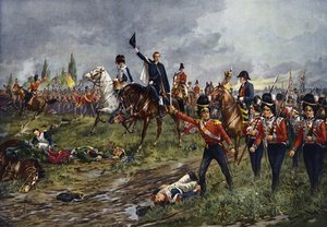 De hele linie zal oprukken, De Slag bij Waterloo