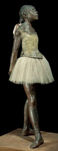 14 jaar oud of grote danser gekleed door Edgar Degas