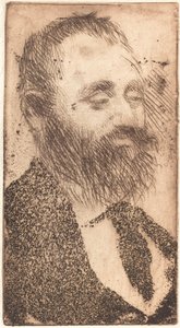 Alphonse Hirsch door Edgar Degas
