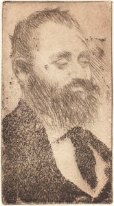 Alphonse Hirsch door Edgar Degas