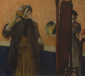 Bij de Hoedenmaakster door Edgar Degas