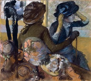 Bij de hoedenmaakster, 1882